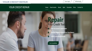 Come in new looks with the times , best credit repair website templates