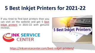 5 Best Inkjet Printers for 2021-22