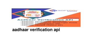 aadhaar verification api