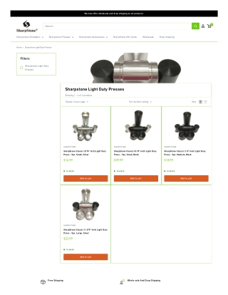 Buy the best SharpStone Presses