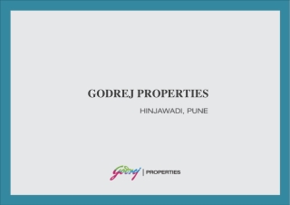 Godrej Properties At Hinjewadi, Pune Brochure