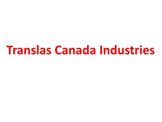 Translas Canada Industries