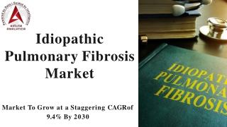 Idiopathic Pulmonary Fibrosis Market 2021 report explores the future trends