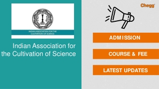 Indian Association for the Cultivation of Science