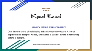 Luxury Indian Contemporary