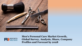 Men's Personal Care Market Size, Demand, Growth Analysis, Share, Revenue & 2028