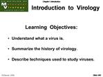 Introduction to Virology