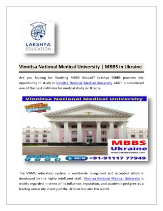 Vinnitsa National Medical University