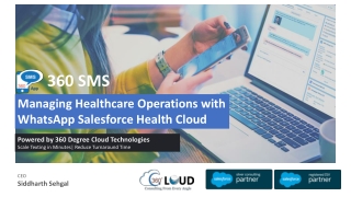 Managing Healthcare Operations with WhatsApp Salesforce Health Cloud
