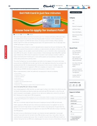 Get your PAN CARD in just a few minutes in 2021-Know How