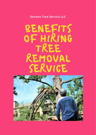 benefits of hiring tree removal service