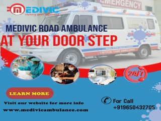 Choose the Fast Ambulance Service in Kolkata and Kasba by Medivic