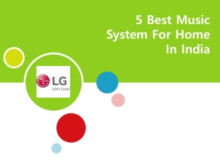 5 Best Music System For Home In India