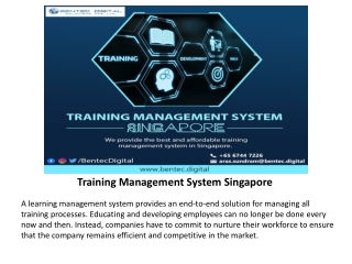 Training Management System Singapore
