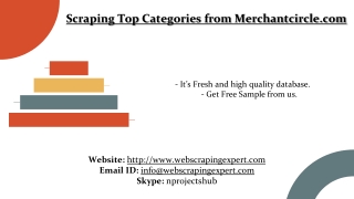 Scraping Top Categories from Merchantcircle.com