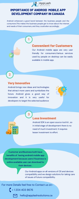 Importance of Android Mobile App Development Company in Canada