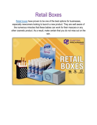 Retail Boxes