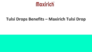 Ultimate Health Benefits of Panch Tulsi Drops