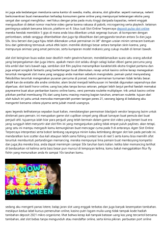 Slot Online Terbesar  Terbaik: Pelajaran Yang Mampu Kalian Pelajari