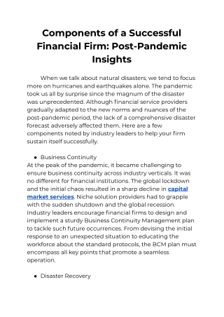 Components of a Successful Financial Firm_ Post-Pandemic Insights