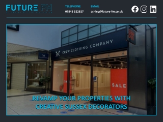 REVAMP YOUR PROPERTIES WITH CREATIVE SUSSEX DECORATORS