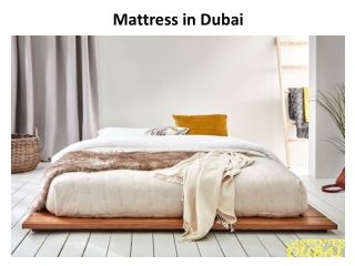 Mattress in Dubai