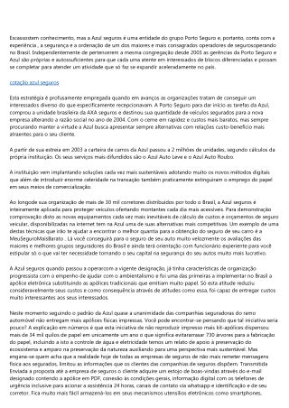 AZUL SEGUROS A ALTERNATIVA MAIS ECONÔMICA E SEGURA PARA SEU SEGURO AUTO.