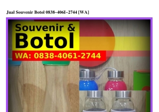 Jual Souvenir Botol 0838•406I•2744 [WhatsApp]