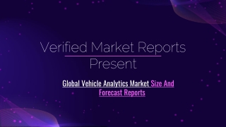 Global Vehicle Analytics Market