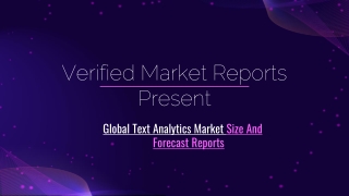 Global Text Analytics Market