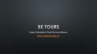 Affordable Houseboat Packages In Kerala