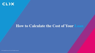 How to Calculate the Cost of Your Loan