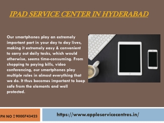 ipad service center in hyderabad