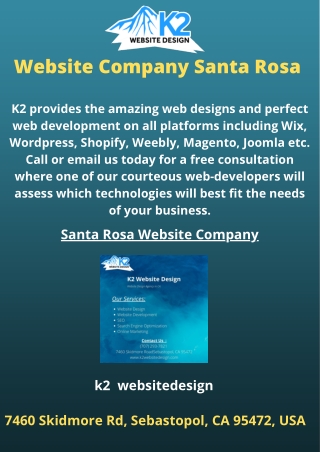Website Company Santa Rosa