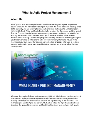 What is Agile Project Management