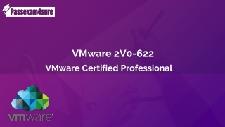 PassExam4Sure | Updated 2V0-622 Dumps PDF Verified by VMware