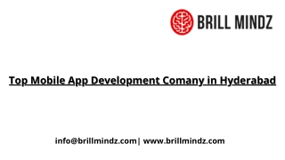 Top Mobile App Development Company in Hyderabad, India