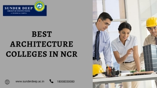 Best Architecture Colleges in NCR with Excellent Placement