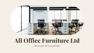 Buy Second Hand Office Furniture