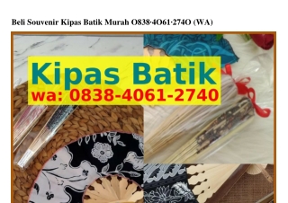 Beli Souvenir Kipas Batik Murah