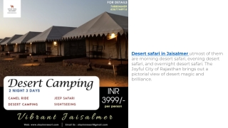 The Desert Safari in Jaisalmer