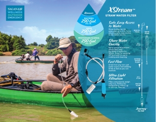 Saganlife XStream Straw Ultralight Water Filter