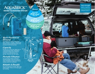 Saganlife AquaBrick Water Purification System