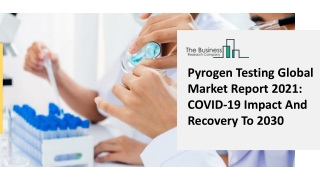 Pyrogen Testing Market Research Report By The Business Research Company