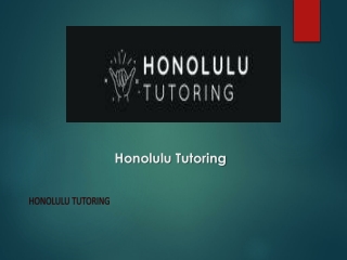 Join Best Home Tutoring Honolulu