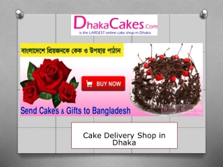 Online Cake Delivery in Dhaka