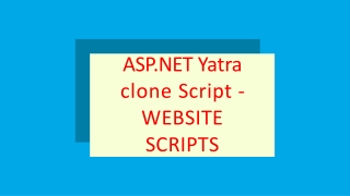 Best ASP.NET Yatra clone Script - WEBSITE SCRIPTS