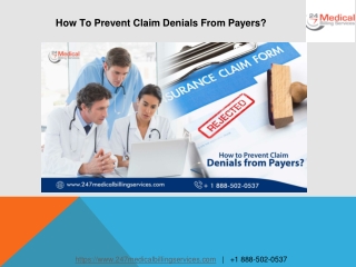 How To Prevent Claim Denials From Payers