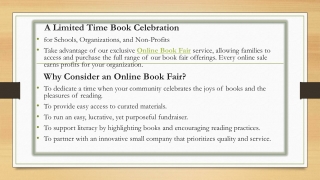 Bookworm Central Online Book Fair