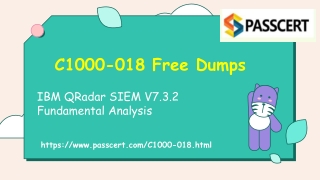 Download 2021 Free IBM C1000-018 Real Dumps